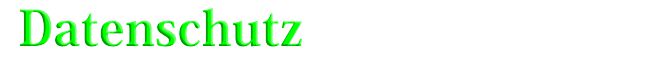 datenschutz